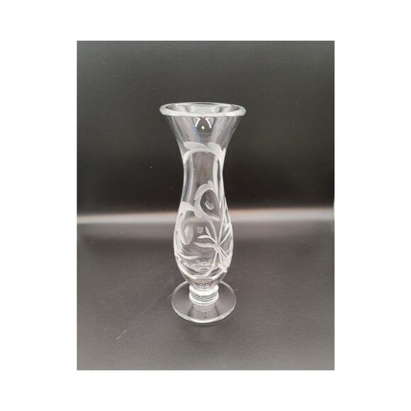 Marquis Waterford Crystal Bud Vase Yours‎ Truly Collection Etched - Picture 9 of 10